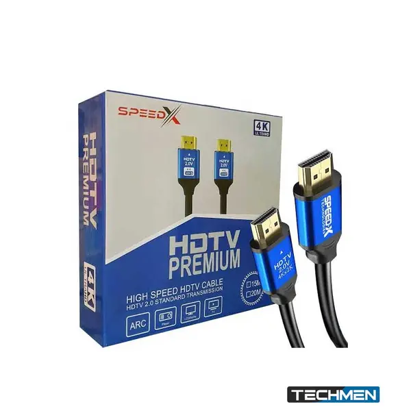 Speed-x 2.0V HDMI Premium Cable Ultra HD 4K 20M (Full Length)