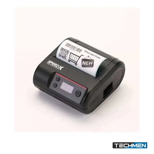 Speed-x SP-L610BT Portable 2 In 1 Thermal Label & Receipt Printer 80mm With USB+Bluetooth Interface