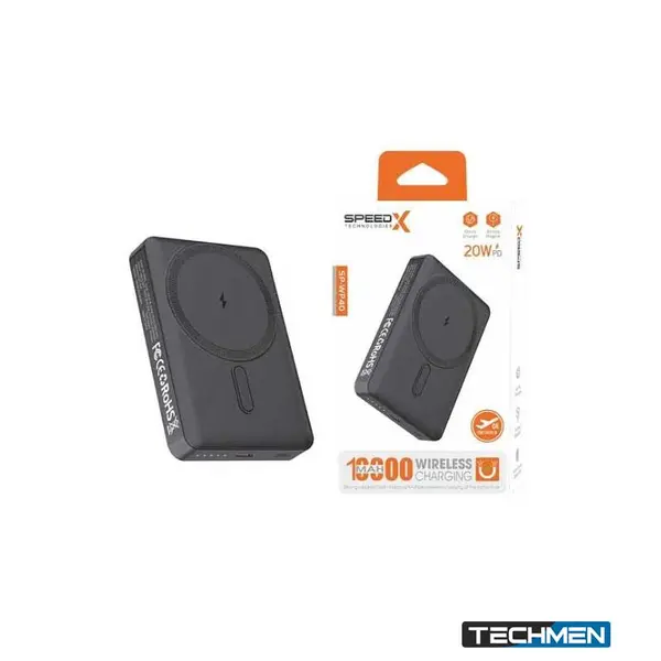 Speed-x SP-WP40 10000mAh Magnetic Wireless Power Bank 20W PD Fast Charging