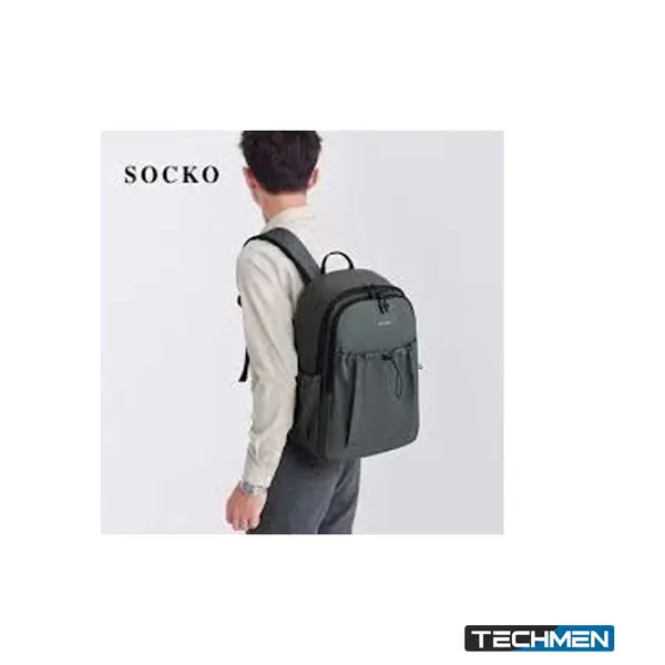 SOCKO SS-48728 15.6″ Laptop Bag Pack – Gray