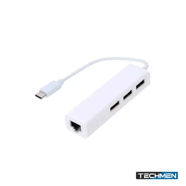 Type C 3.1 to LAN and USB Hub