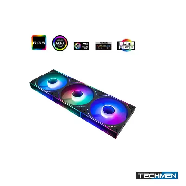 Thermalright TL M12QRW-S 120mm Case Fan 3-Pack (TL-M12QRW3)