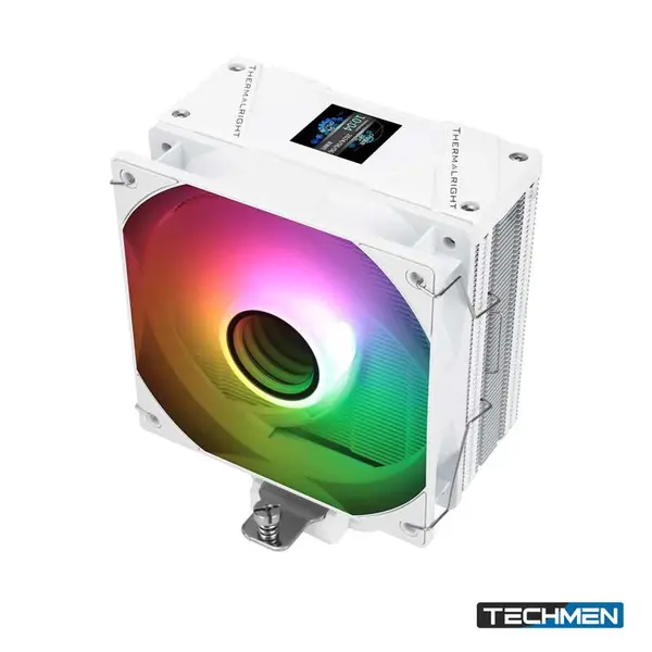 Thermalright Assassin Spirit Vision ARGB CPU Air Cooler - White (TR-120ASVAW)