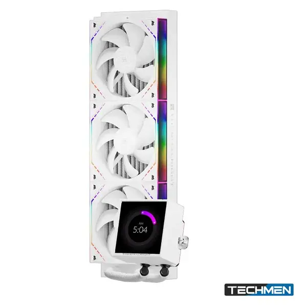 Thermalright Peerless Vision LCD ARGB 240mm Liquid CPU Cooler – White (TR-240PVLAW)