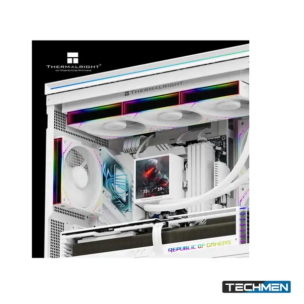 Thermalright Peerless Vision LCD ARGB 360mm Liquid CPU Cooler – White (TR-360PVLAW)