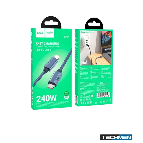 HOCO Primero 240W Charging Data Cable Type-C to Type-C (U134)