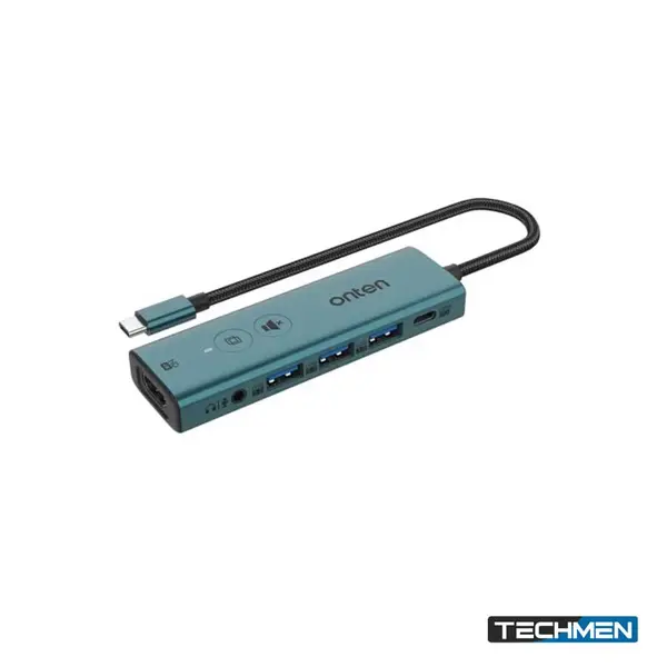 ONTEN UC-123+ 5-in-1 USB-C Multiport Hub for Laptop & PC