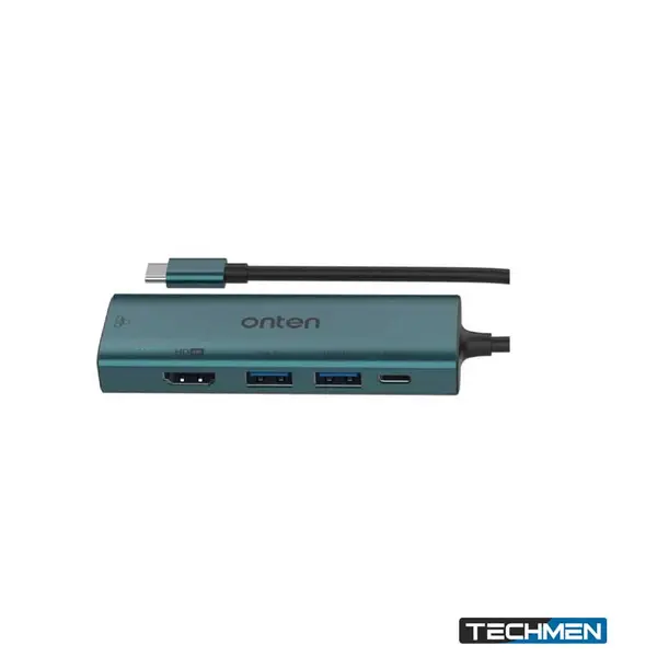 ONTEN UC125 5-in-1 Multiport Hub – USB-C Multiport Hub for Laptop & PC