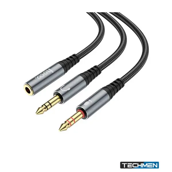 HOCO UPA21 2-in-1 3.5mm Headset Audio Adapter Cable (Female to 2×Male) (UPA21)