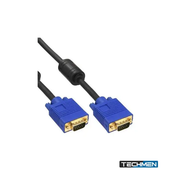 VGA Cable Male to Male OD 8mm 1.5m (VGA1.5-8)