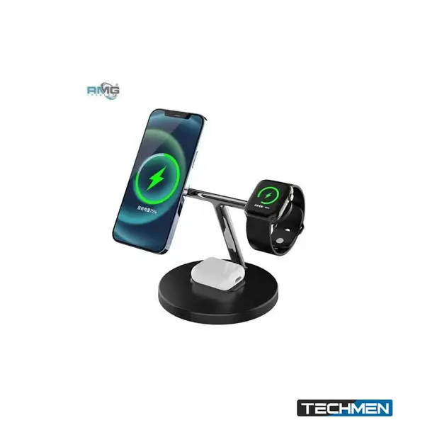 WIWU WI-W032 Magnetic 4-in-1 Cableless Charger with Intelligent Temperature Control Chip