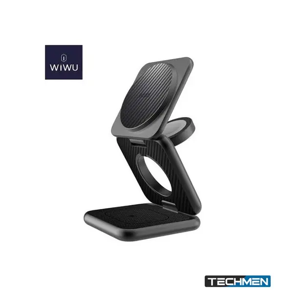 WIWU Wi-W035 KEVLAR MAG GO 3 in 1 Wireless Charger