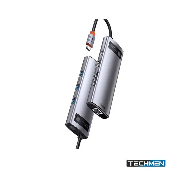 BASEUS 8-in-1 Metal Gleam Series Multiport Hub - (WKWG050013)