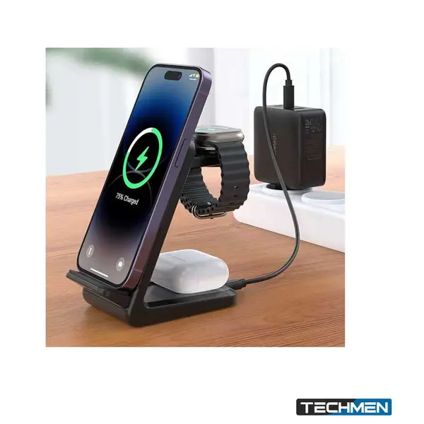 YOO FACE WLC-01 15W 4-in-1 Wireless Charger (WLC-01)