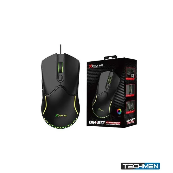 Xtrike Me GM-217 RGB Gaming USB 6 Buttons Wired Mouse