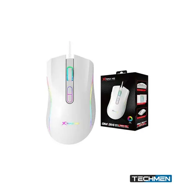 Xtrike Me GM-314 BK Wired Gaming Mouse White