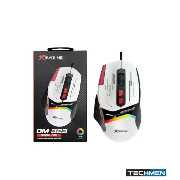Xtrike Me GM-323 RGB 12800 DPI Wired Gaming Mouse with 8 Programmable Buttons