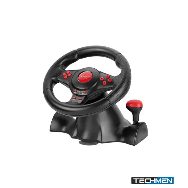 Xtrike Me GP-903 Racing Wheel with Dual Vibration Motors – Realistic Gaming Experience