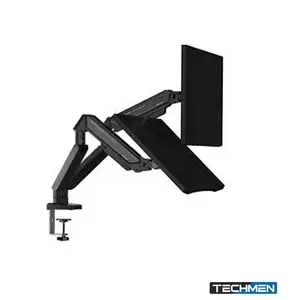 Anda Seat Stealth II Duo Dual Monitor Arm – Black (AD-W-A6D-2S-BB)