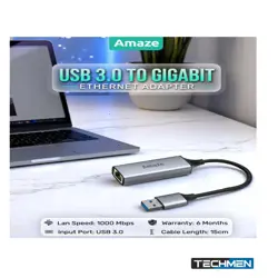 AMAZE A415s ALUMINUM ALLOY USB3.0 GIGABIT LAN ADAPTER