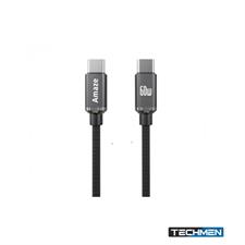 AMAZE A40 Ultra Charge USB Type-C to USB Type-C Cable 60W 1M – Black/White (A40)