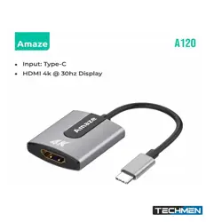 AMAZE A120 TYPE C TO HDMI 4K@30HZ ADAPTER