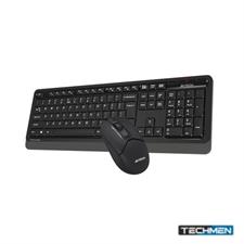 A4Tech Fstyler FG1012S 2.4G Wireless Desktop Keyboard & Mouse | Black