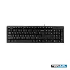 A4tech KK-3 Multimedia FN Keyboard- USB - Black
