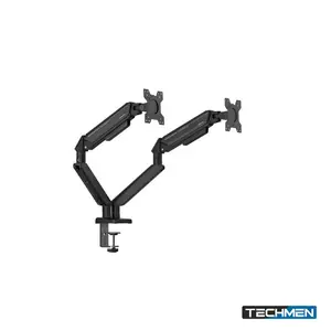 Anda Seat Stealth II Duo Dual Monitor Arm – Black (AD-W-A6D-2S-BB)