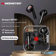 Monster Airmars XKT01 True Wireless Bluetooth Gaming Earbuds - Black