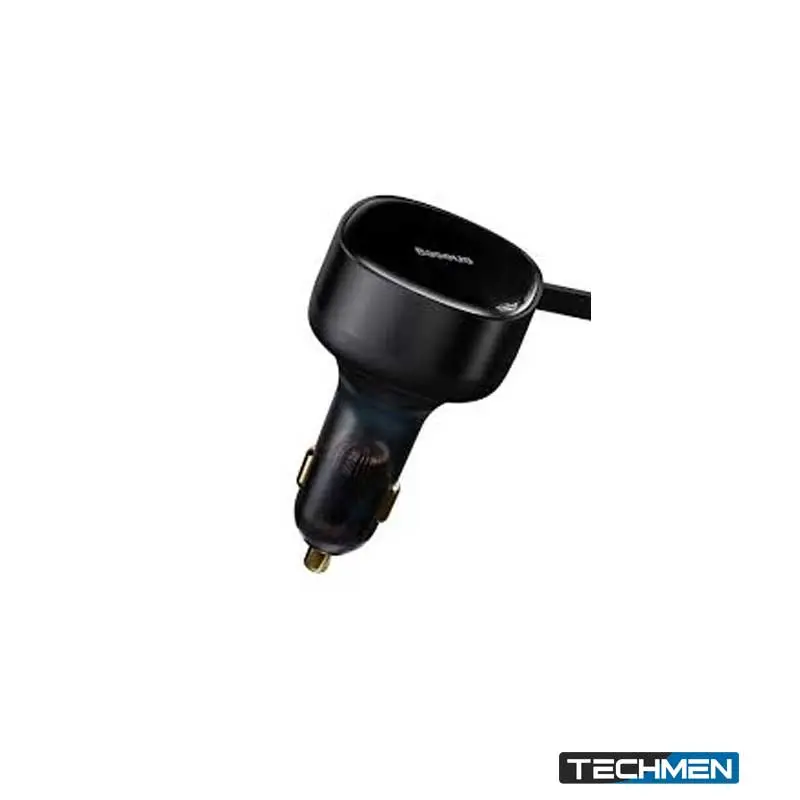 BASEUS CCGTX00001 Enjoyment Series C+L 30W Car Charger with Built-In Cable