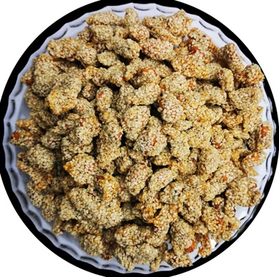 ROASTED PEANUT & ALMONDS WITH SEASME SEEDS
