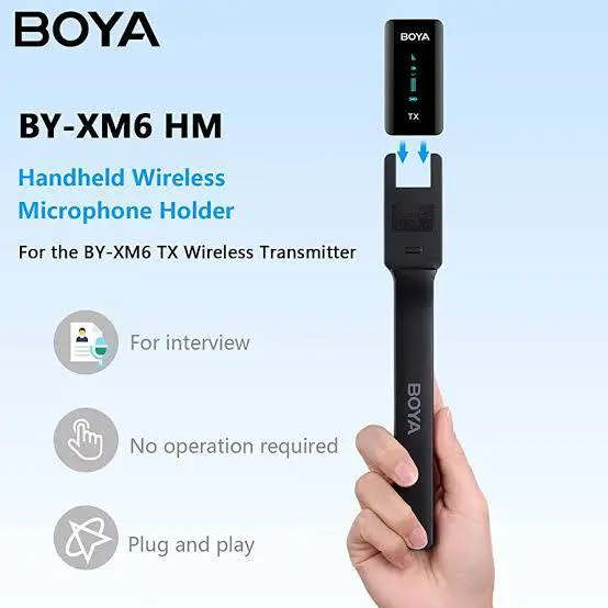 Boya BY-XM6 HM Handheld Wireless Microphone Holder