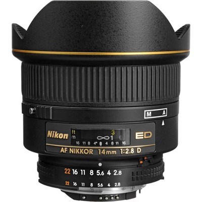 Nikon AF NIKKOR 14mm f/2.8D ED Lens 