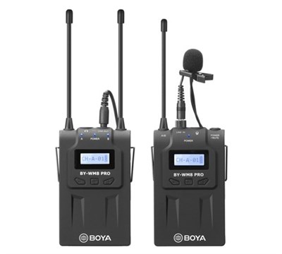 BOYA by-WM8 Pro-K1 UHF Wireless Microphone System 48 Channels Mono/Stereo Mode LCD Display 100M Effe