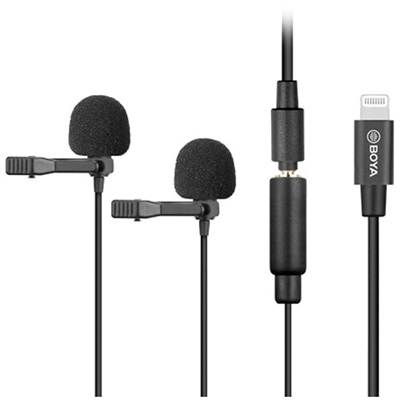 BOYA BY-M2D Digital Dual Lavalier Microphones
