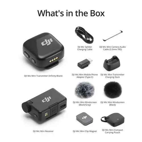 DJI Mic Mini Compact Wireless Mic