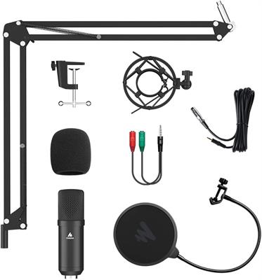 MAONO AU-A03 XLR Condenser Cardioid Microphone Kit