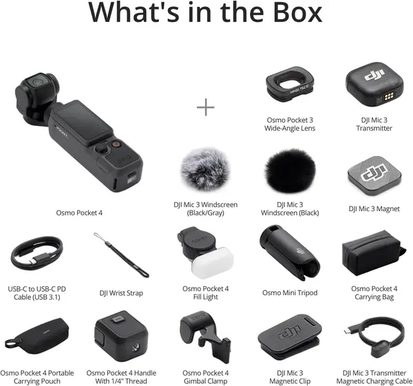 DJI Osmo Pocket 4 Creator Combo
