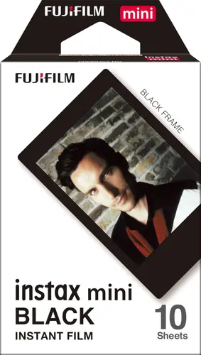 FUJI Instax Mini Film 10x Black