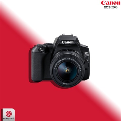 Canon EOS 250D DSLR Camera with 18-55mm III Lens