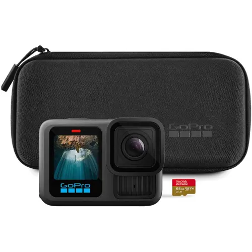 GoPro HERO 13 Action Camera with Memory Card & Case