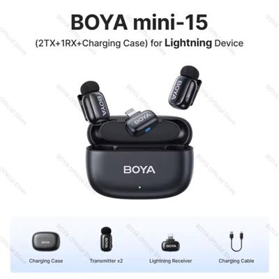 BOYA Dual Mic Mini 15 for iOS Devices