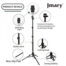 JMARY RING LIGHT Kit FM-536A 10 inch
