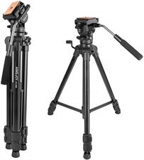 Kingjoy VT-1500 Black Pro Video Tripod