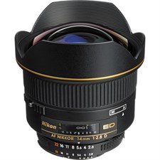Nikon AF NIKKOR 14mm f/2.8D ED Lens 