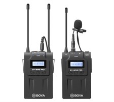 BOYA by-WM8 Pro-K1 UHF Wireless Microphone System 48 Channels Mono/Stereo Mode LCD Display 100M Effe