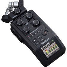 Zoom H6 6-Input / 6-Track Portable Handy Recorder with Interchangeable Mic Capsules