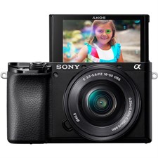Sony Alpha a6100 Mirrorless Digital Camera with 16-50mm Lens