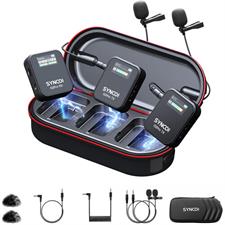 Synco WAir-G2-A2 PRO 2-Person Wireless Microphone System for Cameras and Smartphones